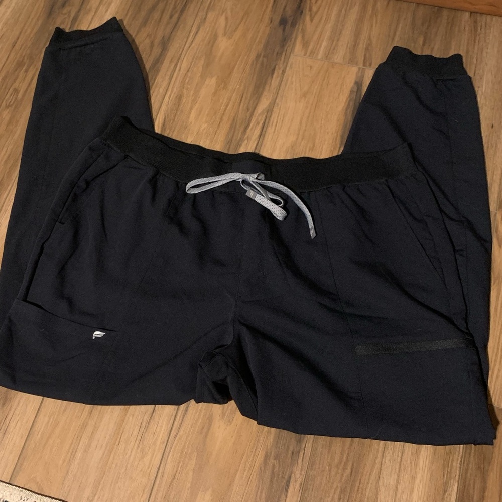 Fabletics Black Scrub Joggers